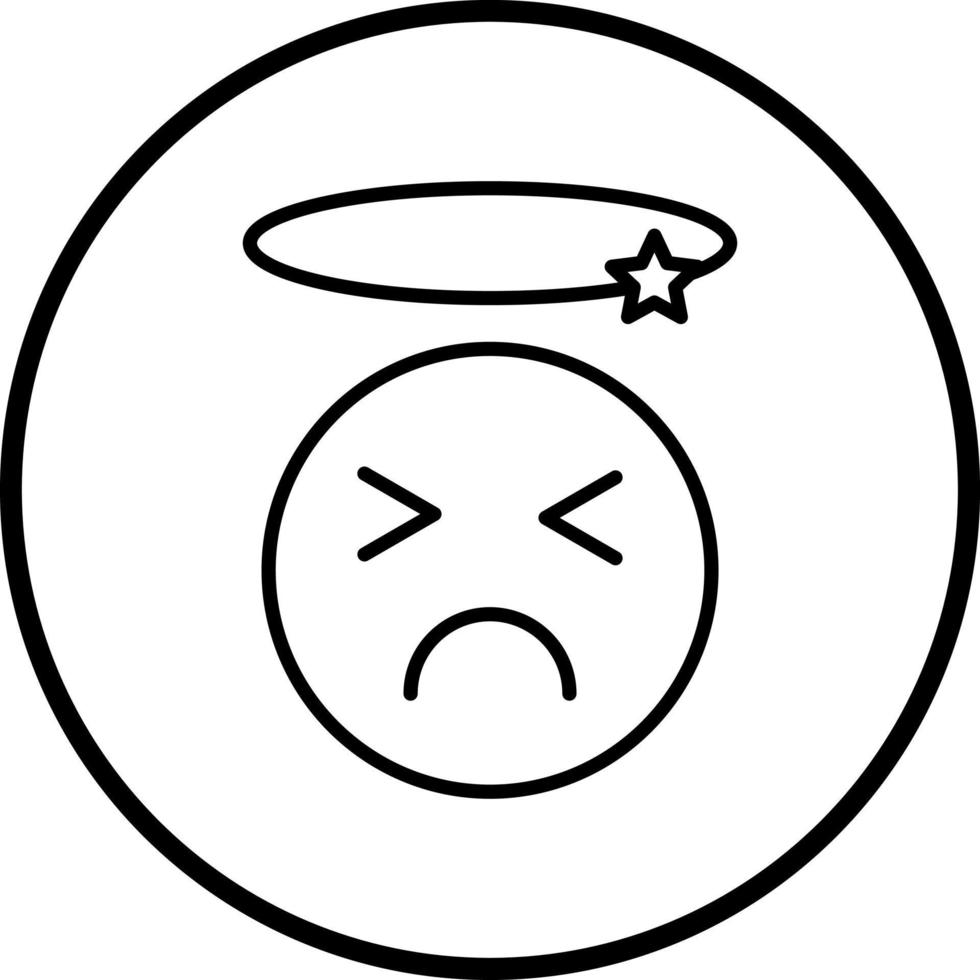 Discomfort Vector Icon Style