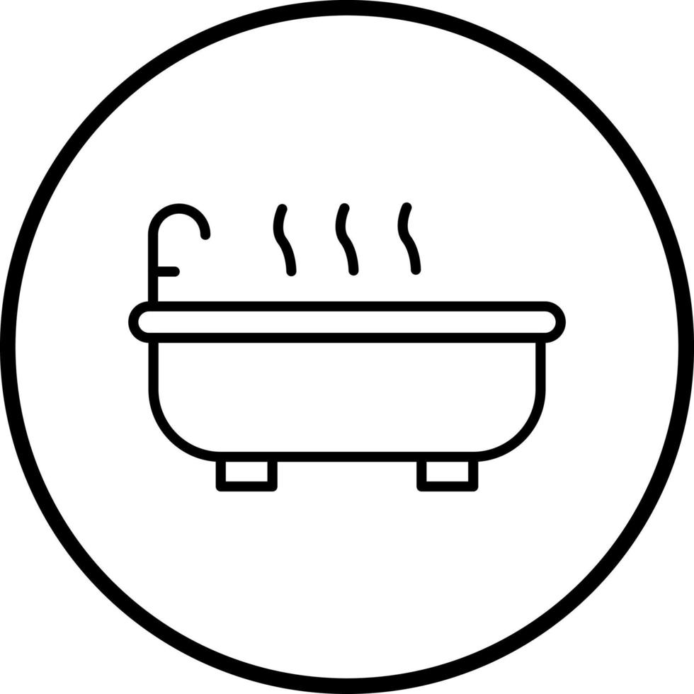 Hot Bath Vector Icon Style 22112958 Vector Art at Vecteezy