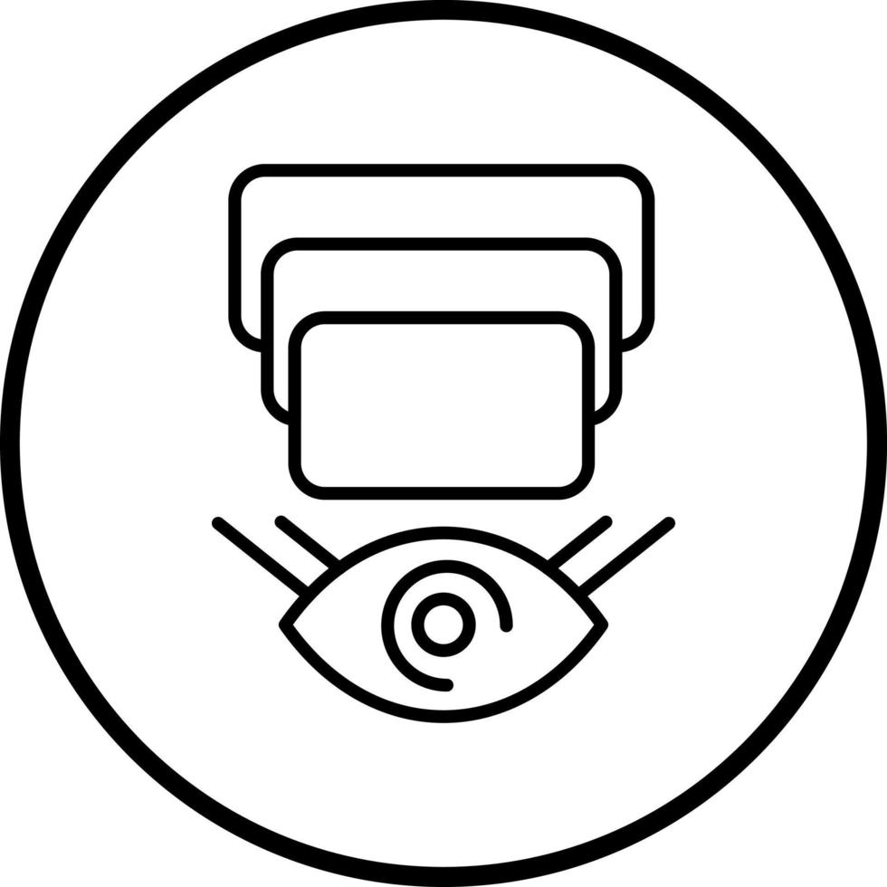 Depth Perception Vector Icon Style