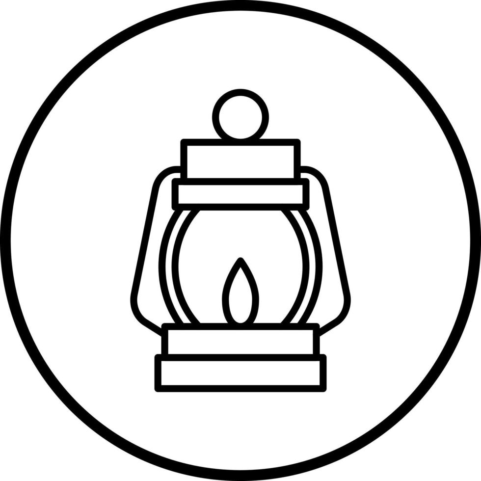 Lantern Vector Icon Style