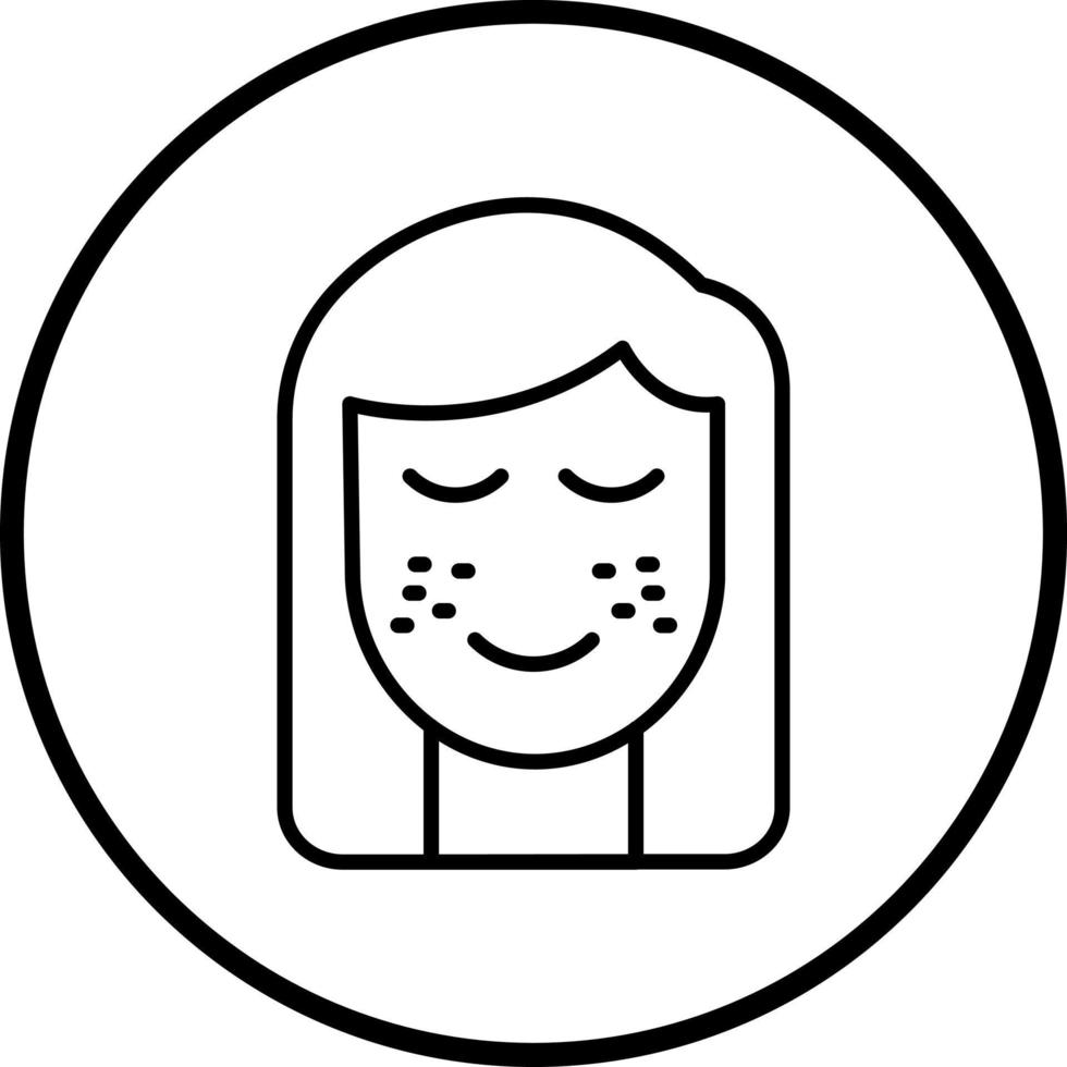 Freckles Vector Icon Style