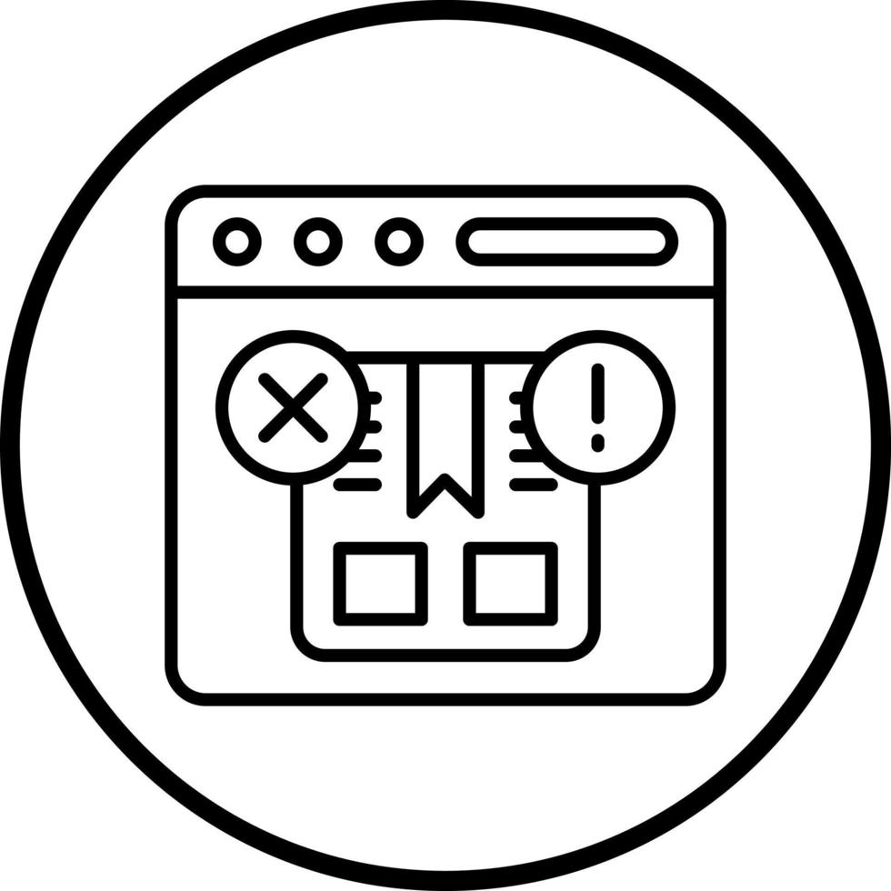 Damaged Package Vector Icon Style