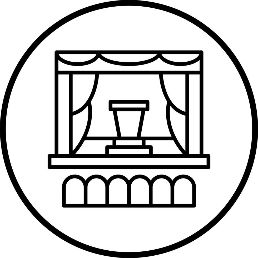 Auditorium Vector Icon Style