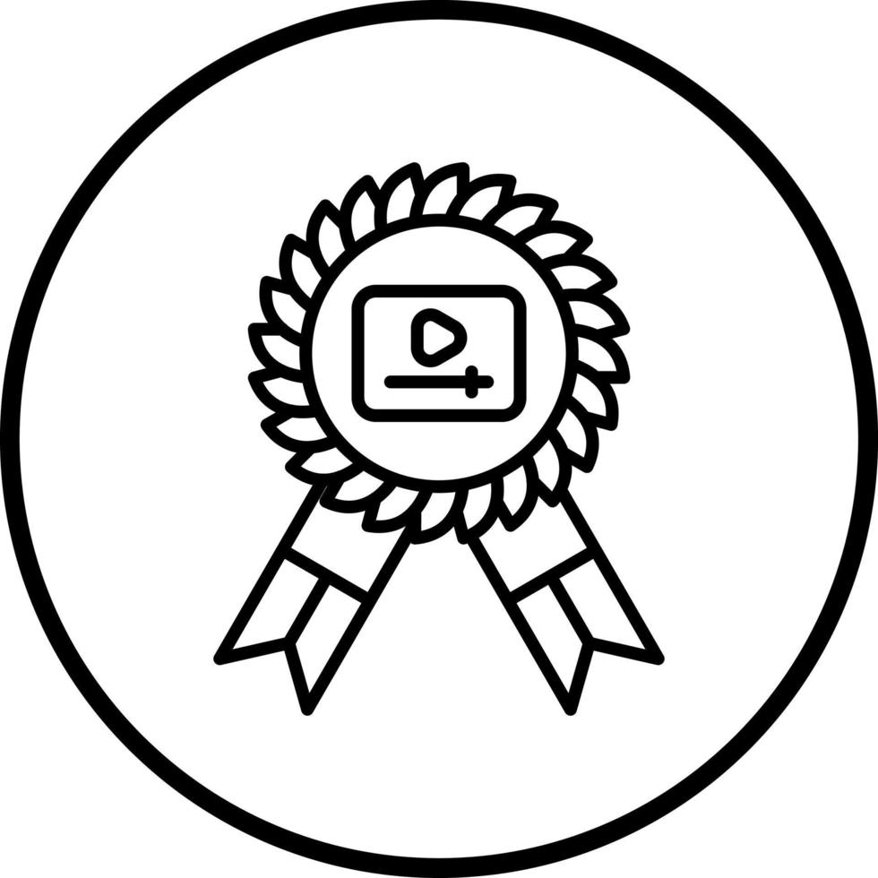 Media Award Vector Icon Style