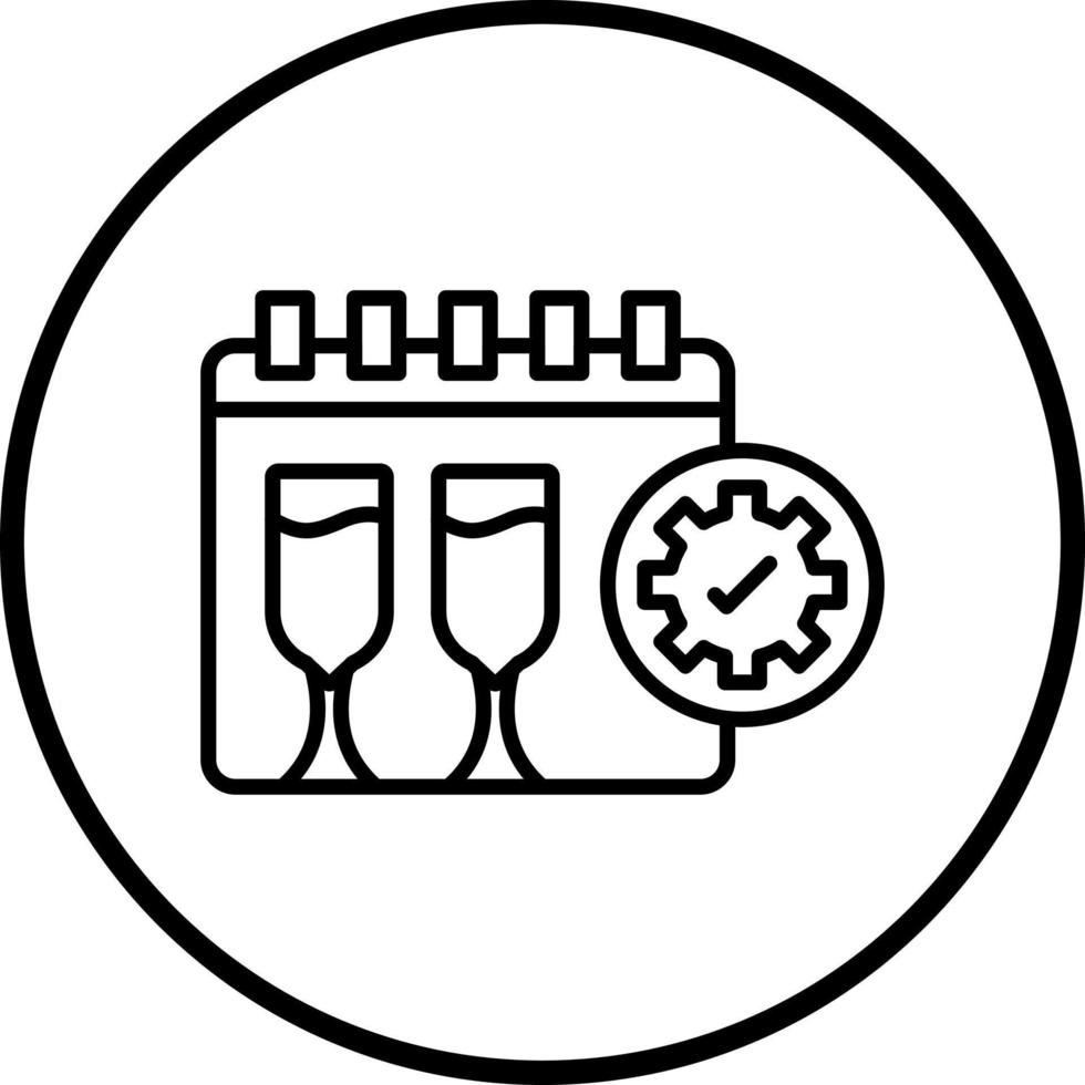 Event Organization Vector Icon Style