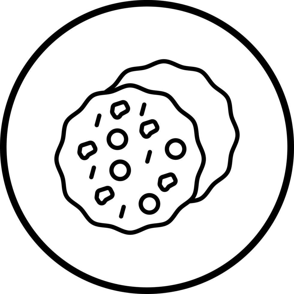 Chocolate Chip Vector Icon Style 22113516 Vector Art at Vecteezy