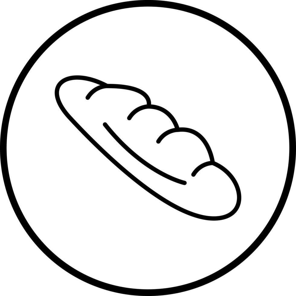 Baguette Vector Icon Style