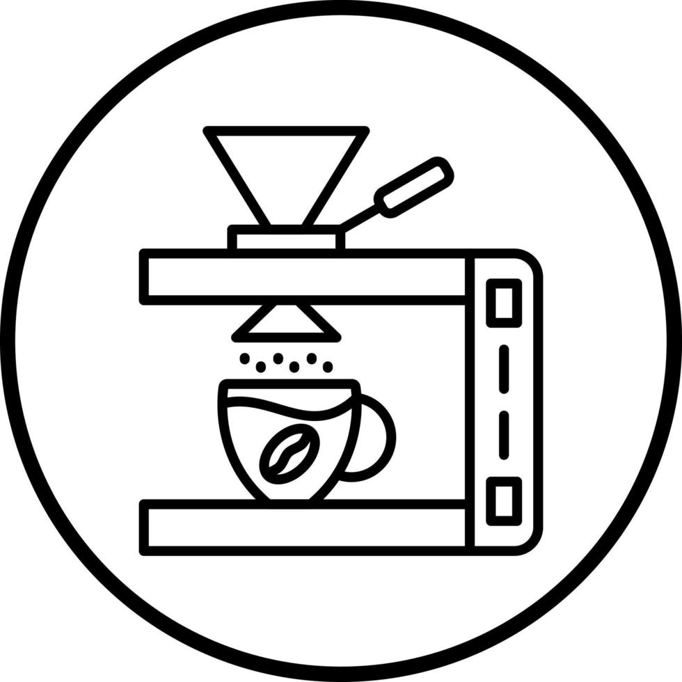 café gotero vector icono estilo