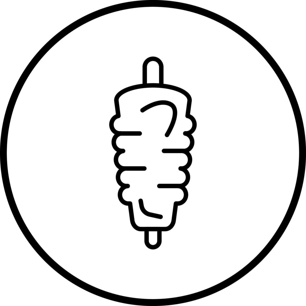 Kebab Vector Icon Style