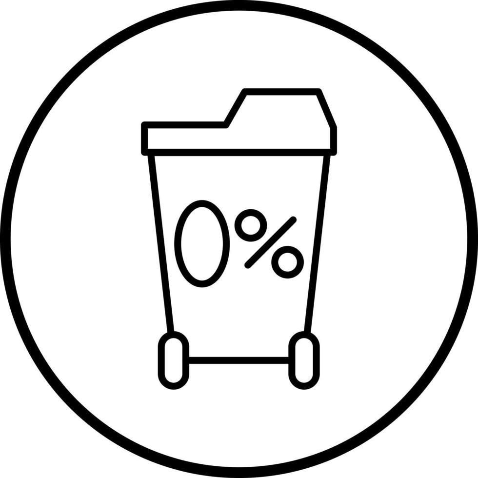 Zero Waste Vector Icon Style