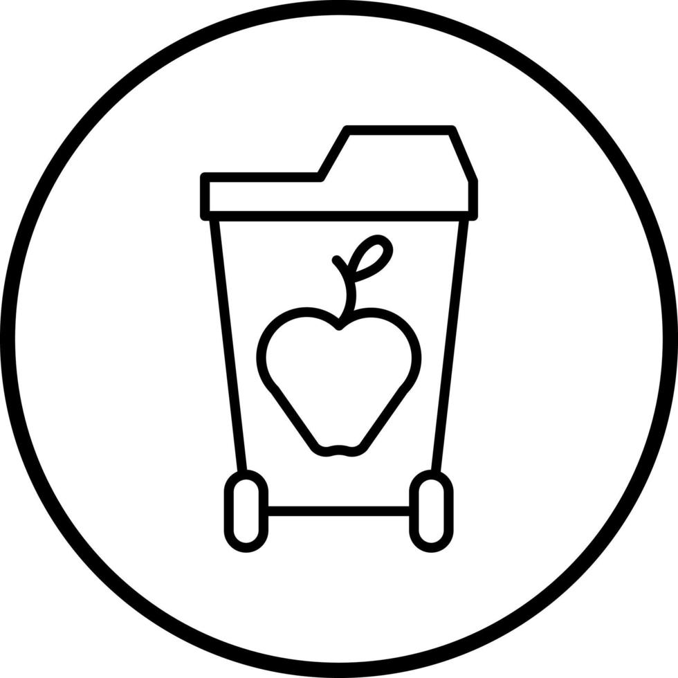 Food Waste Vector Icon Style