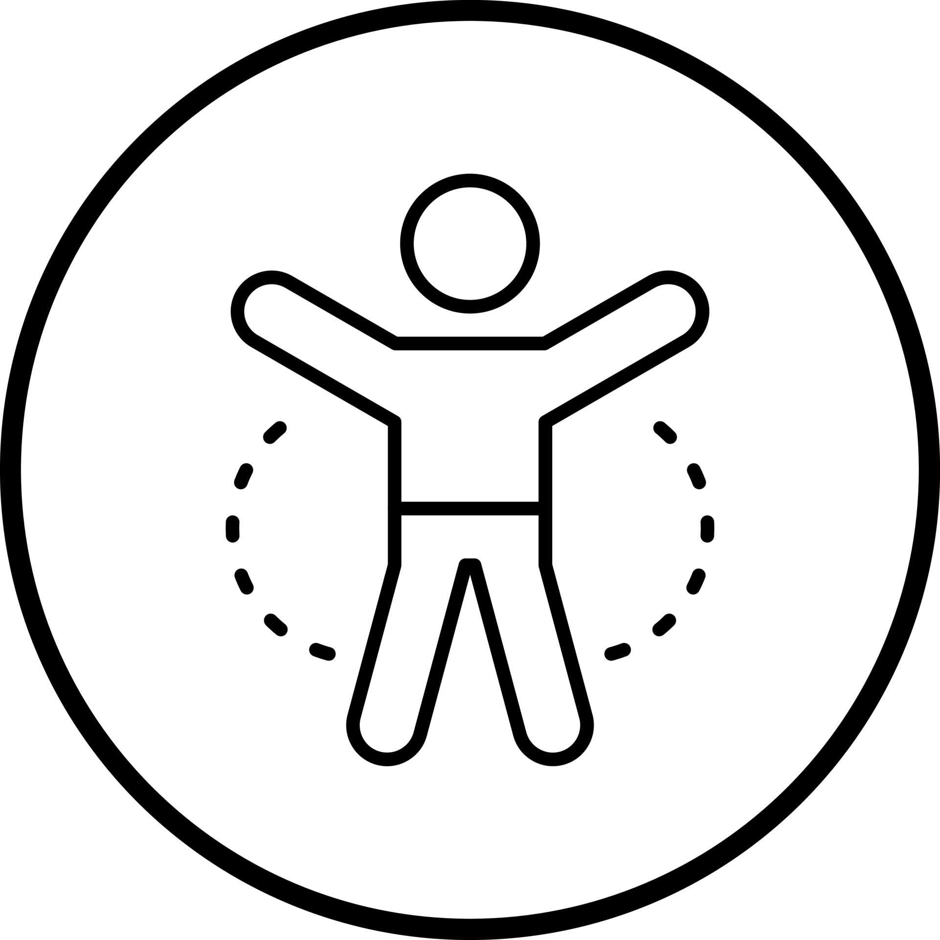 Jumping Jack Vector Icon Style 22113601 Vector Art at Vecteezy