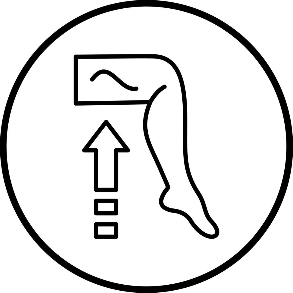 Leg Muscle Vector Icon Style