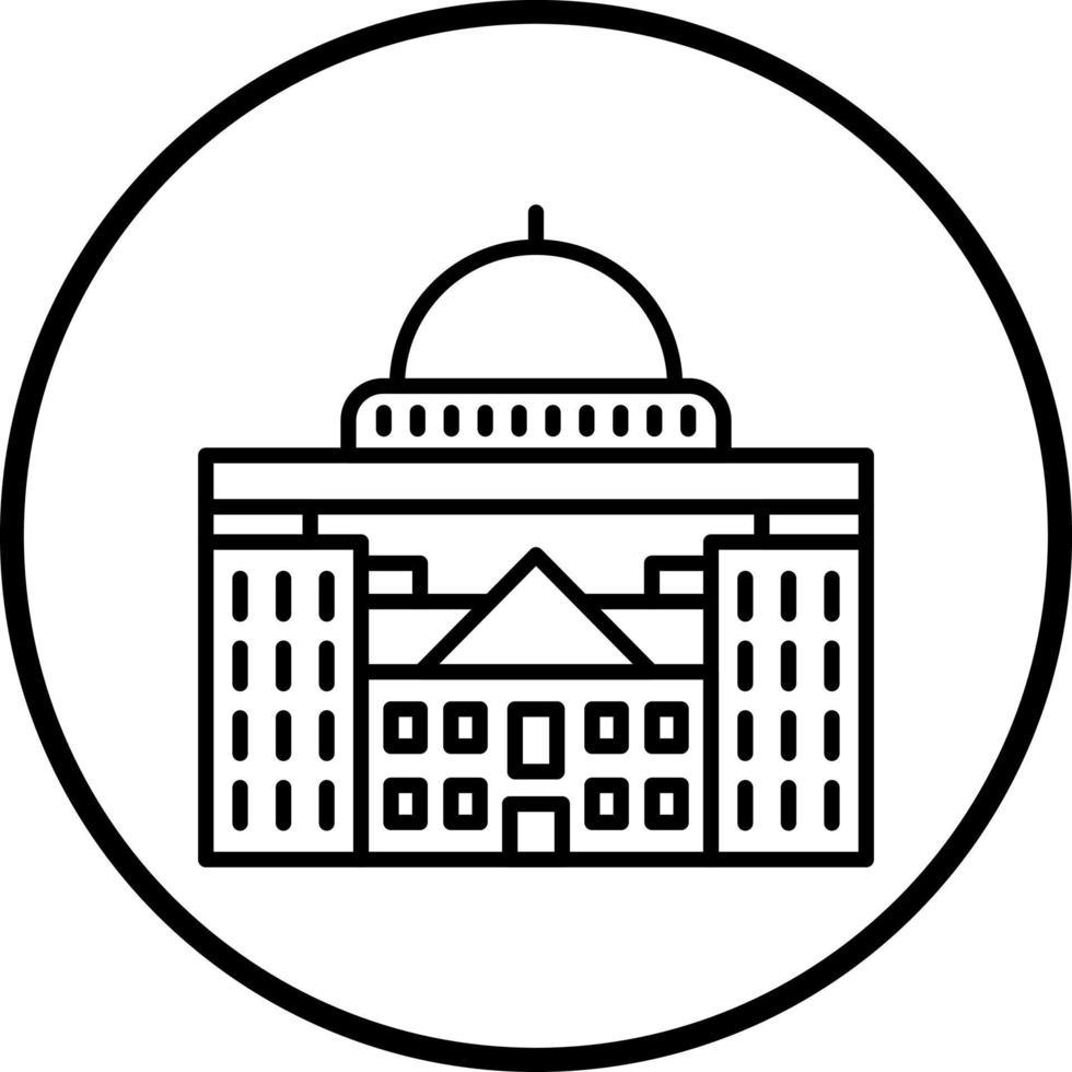 Capitol Vector Icon Style