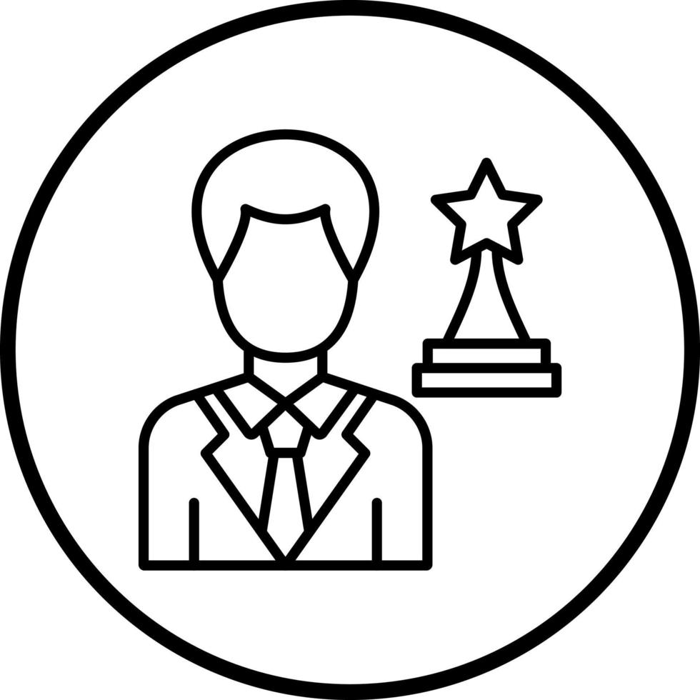 Actor Vector Icon Style