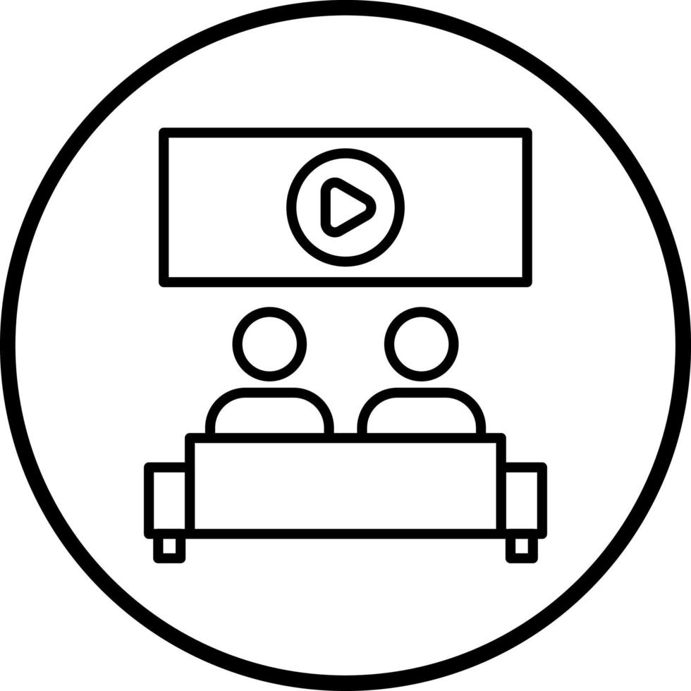 Cinema Screen Vector Icon Style