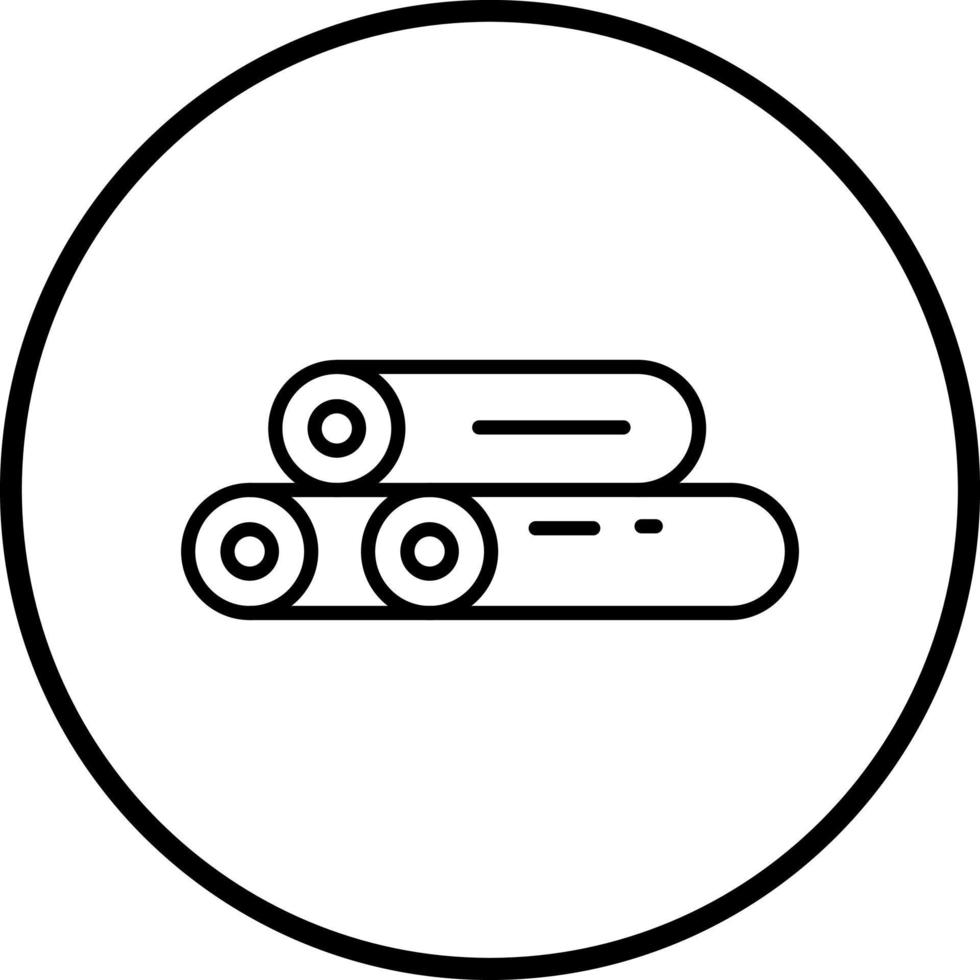 Log Vector Icon Style