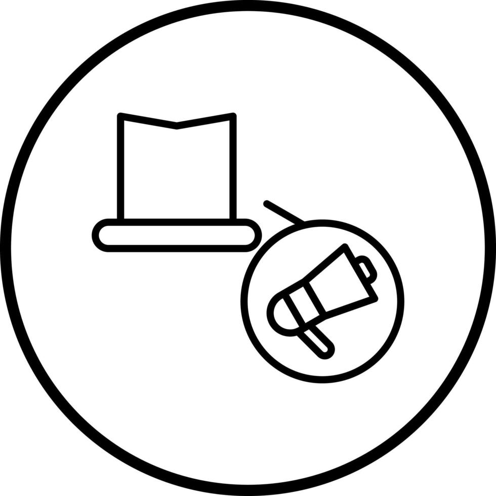 Black Hat PR Vector Icon Style