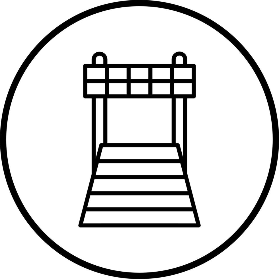 Finish Line Vector Icon Style