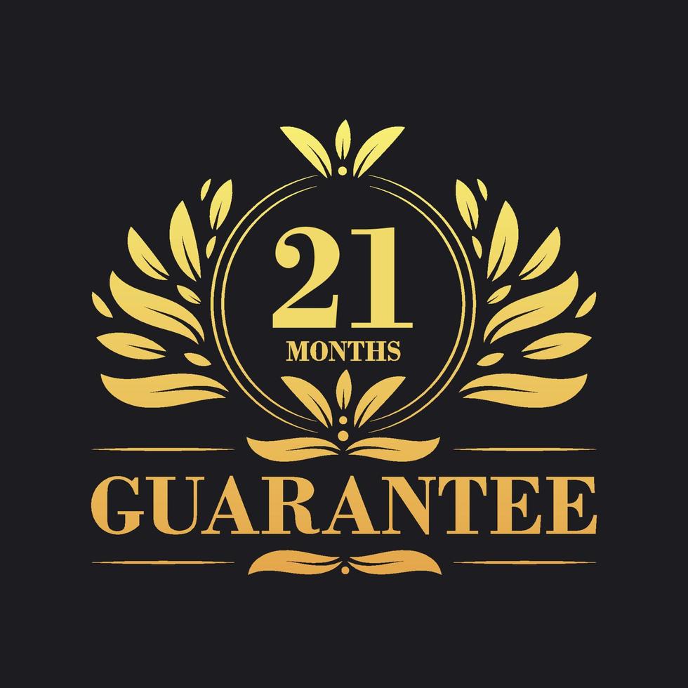 21 Months Guarantee Logo vector,  21 Months Guarantee sign symbol vector