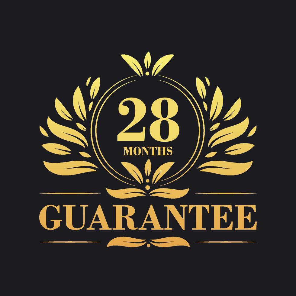 28 Months Guarantee Logo vector,  28 Months Guarantee sign symbol vector