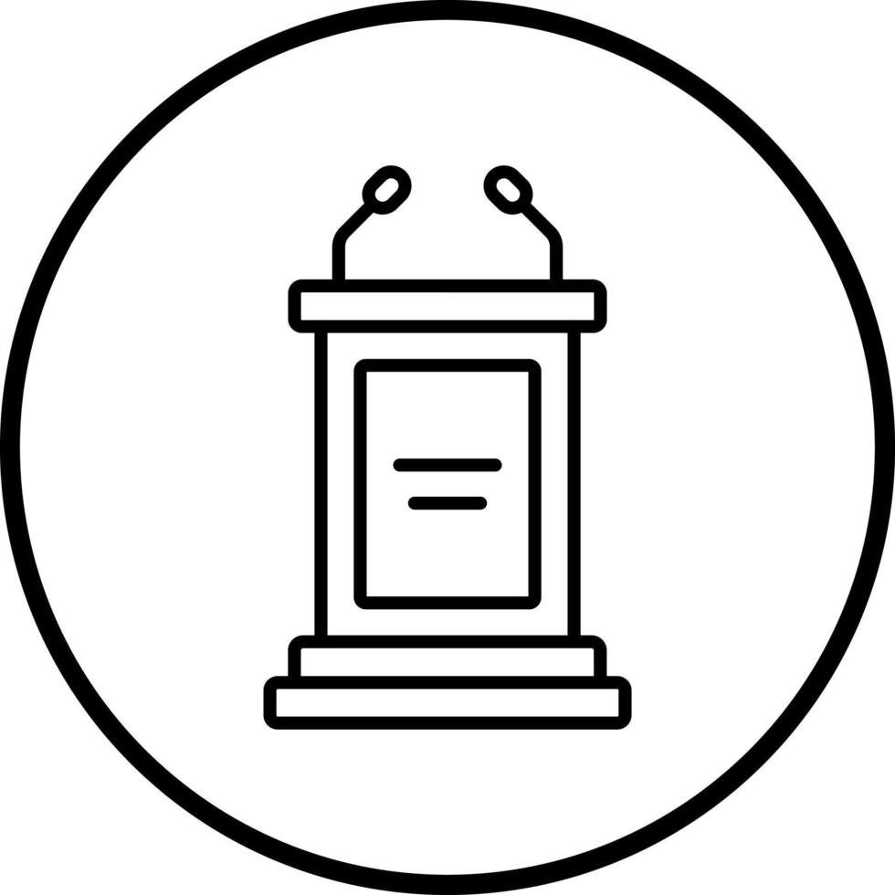 Bully Pulpit Vector Icon Style