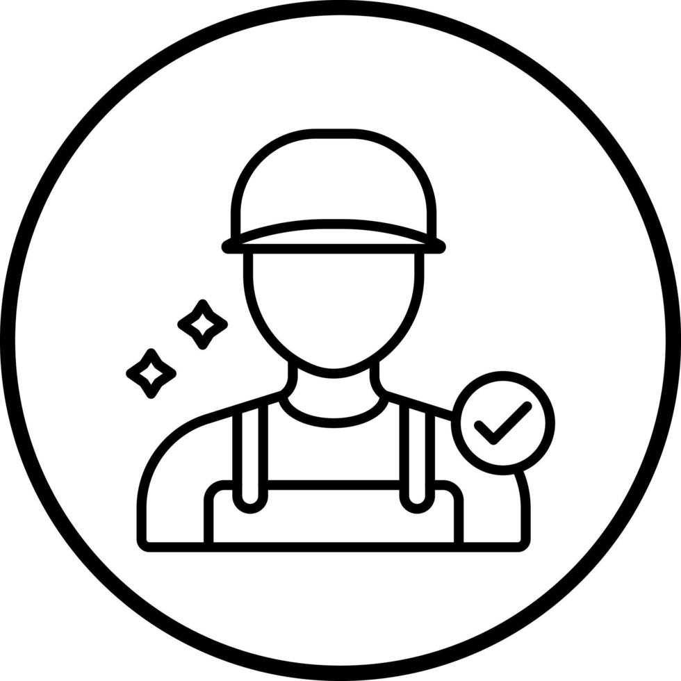 Vetted Professionals Vector Icon Style