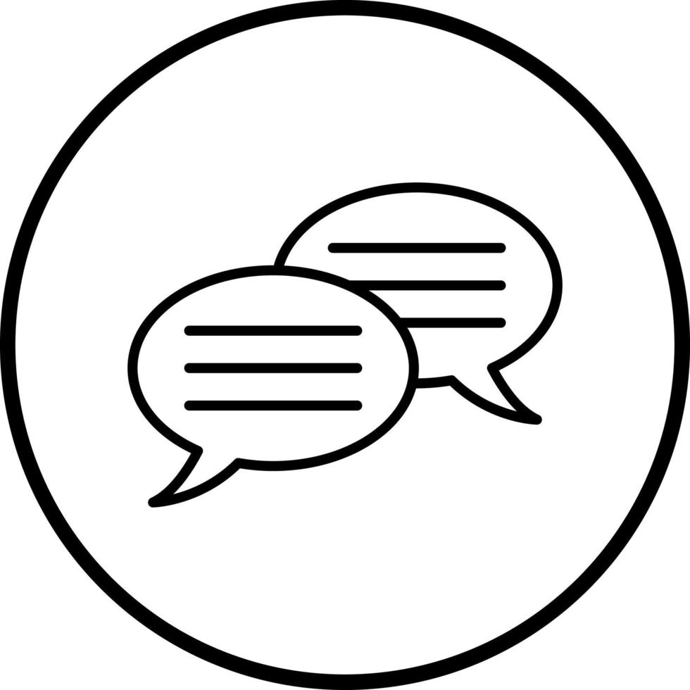 Messaging Vector Icon Style