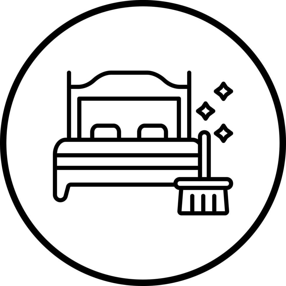 Mattress Cleaning Vector Icon Style