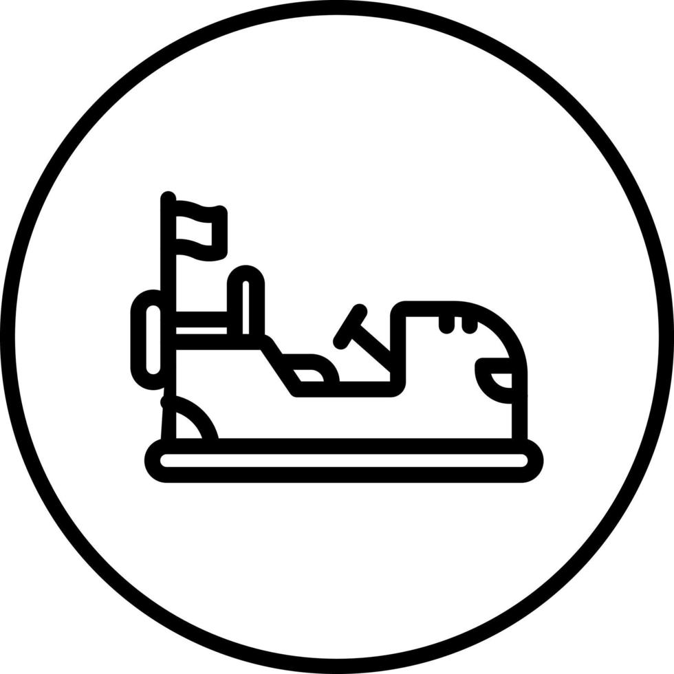 Bumper Cars Vector Icon Style