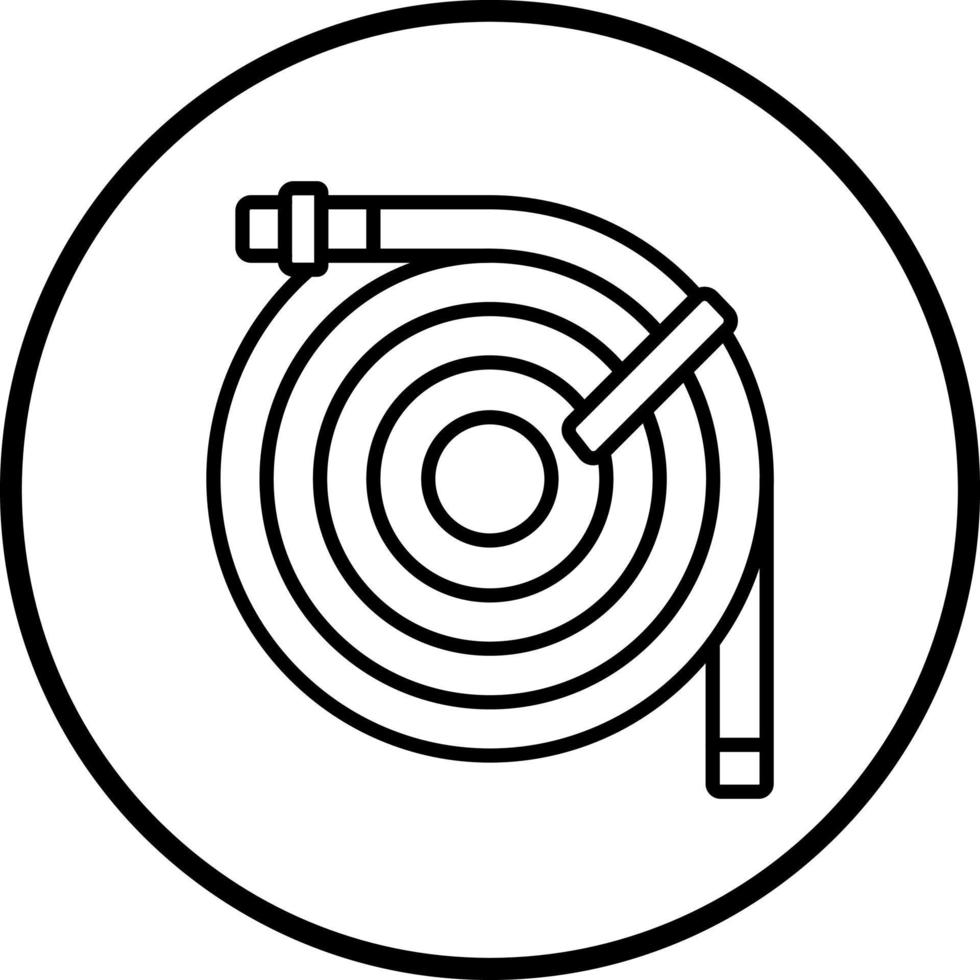 Garden Hose Vector Icon Style