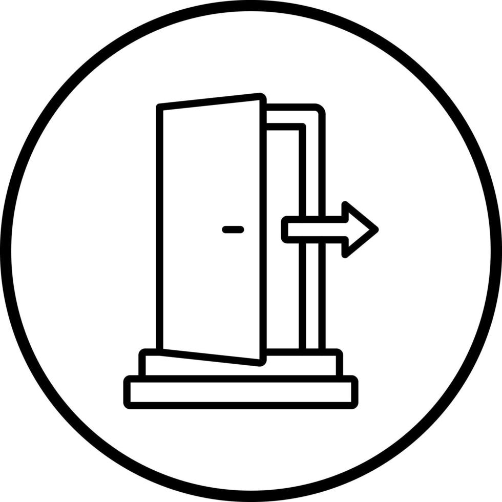 Exit Vector Icon Style