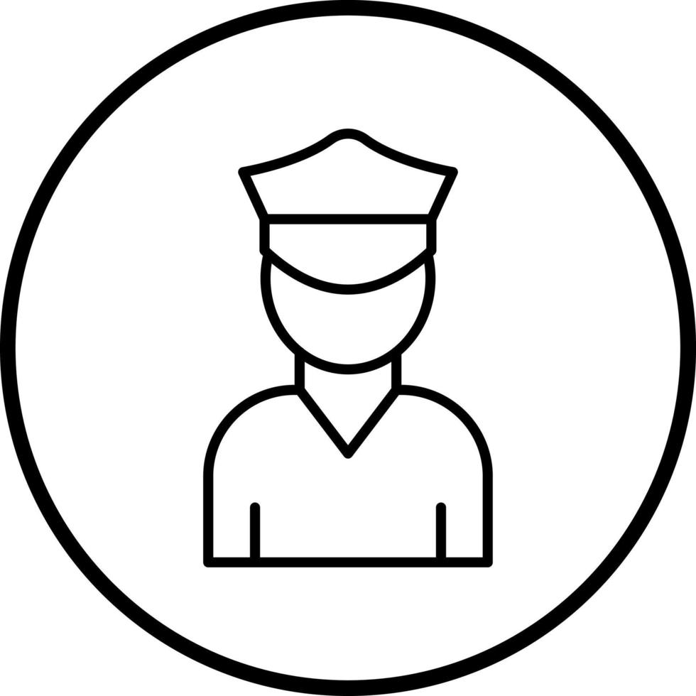 Gate Keeper Vector Icon Style