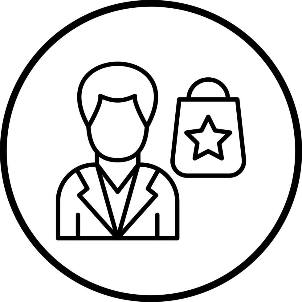 Customer Vector Icon Style