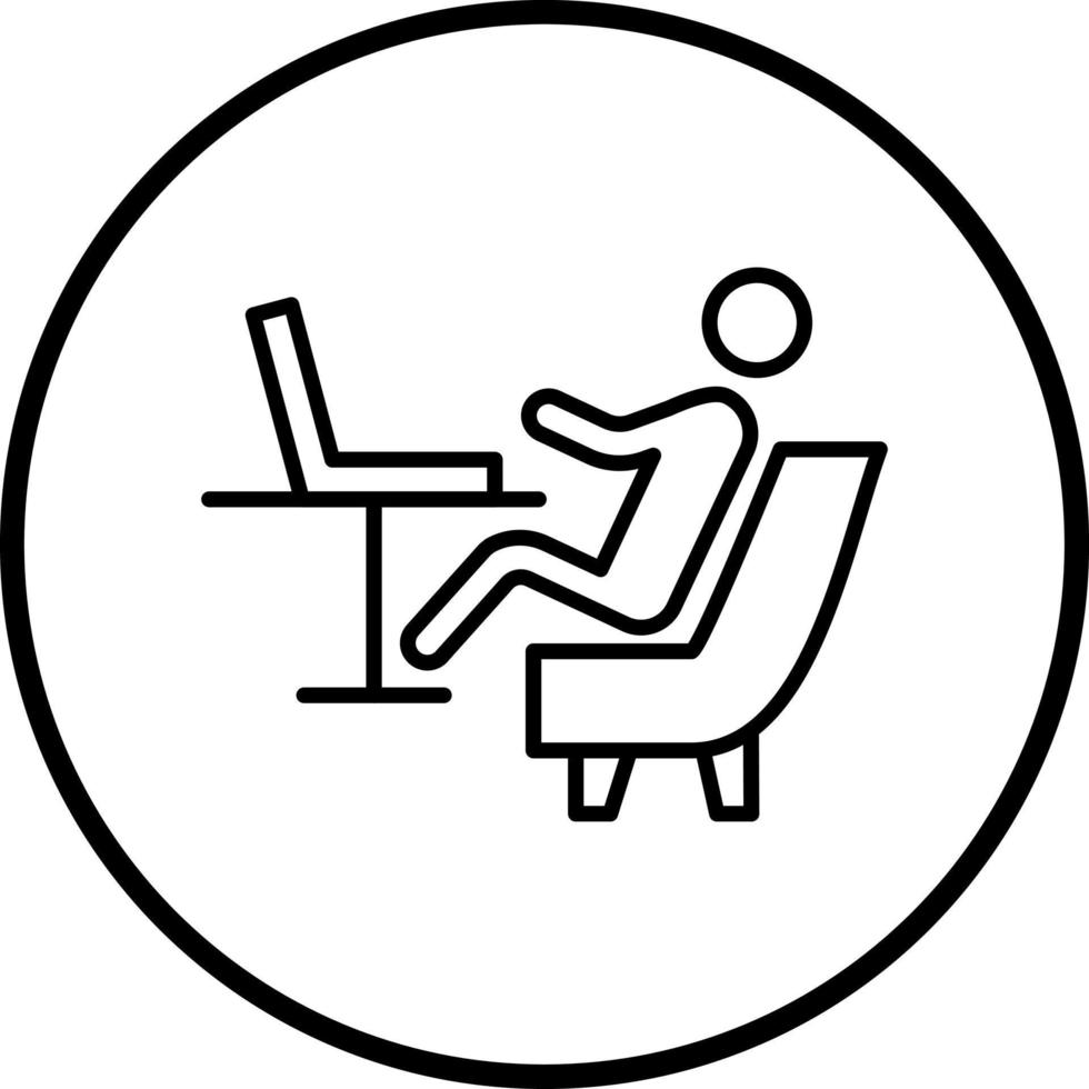 Relax Work Vector Icon Style