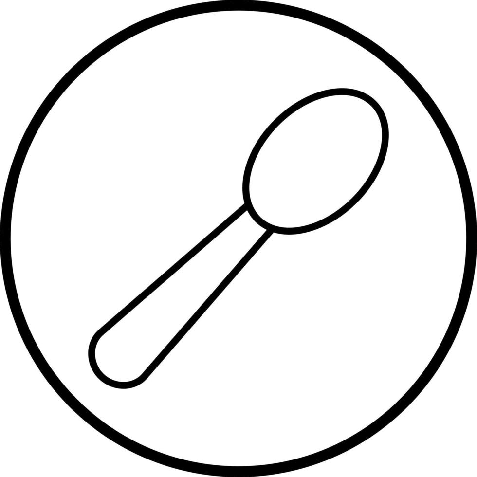 Spoon Vector Icon Style