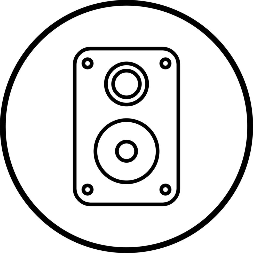 Sound System Vector Icon Style