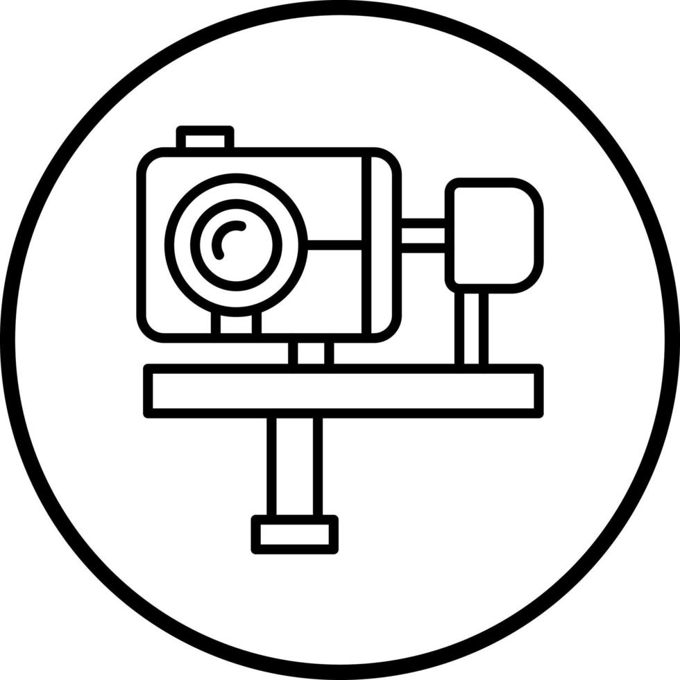 Camera Gimbal Vector Icon Style