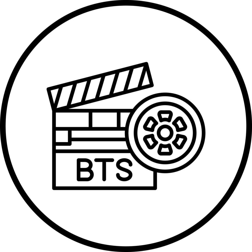 Behind The Scenes Vector Icon Style