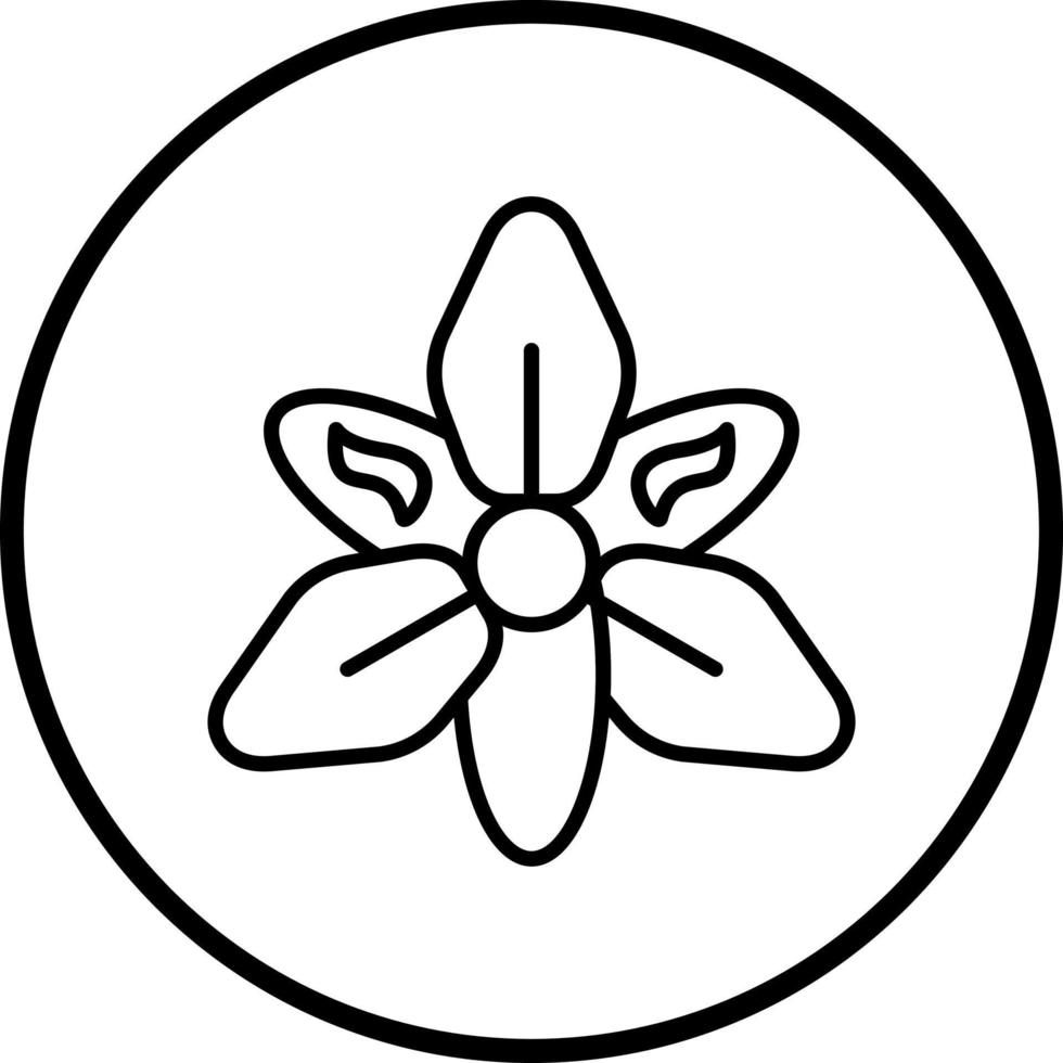 Gladiolus Vector Icon Style