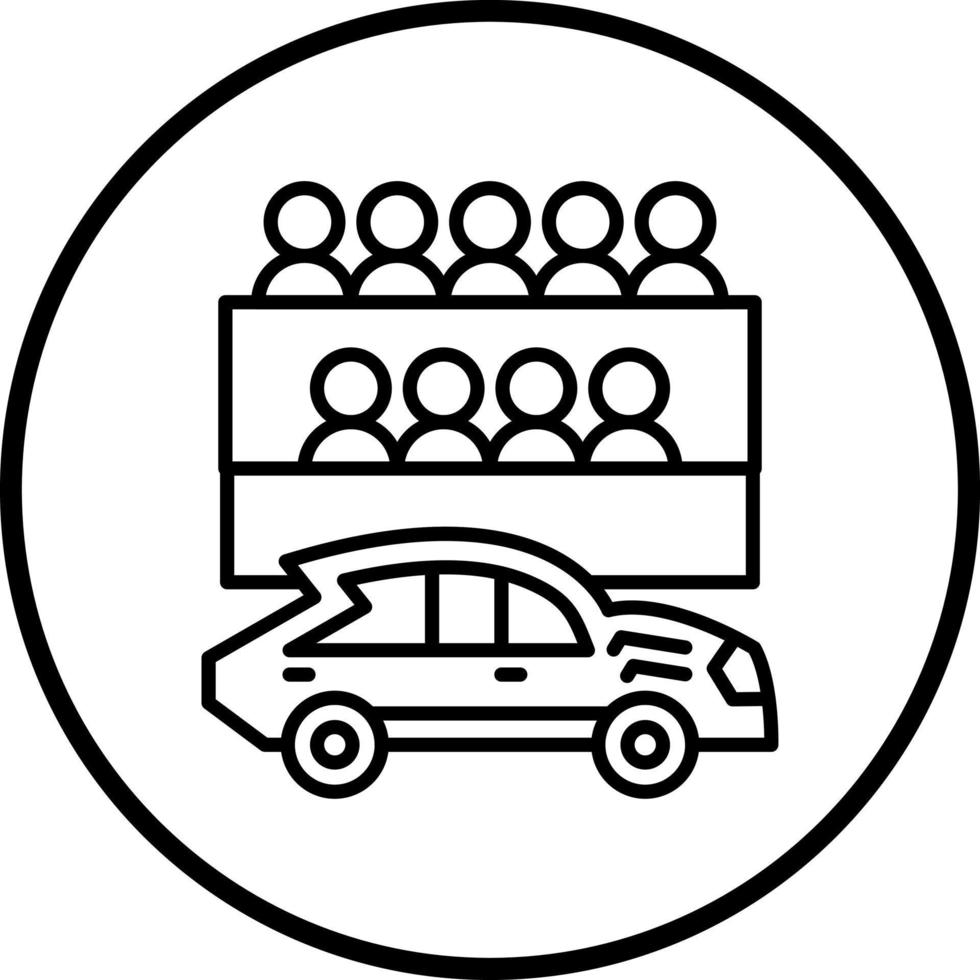 Tribune Vector Icon Style