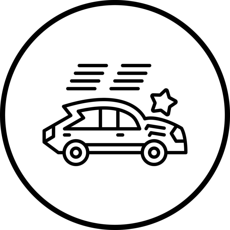 Racing Car Vector Icon Style