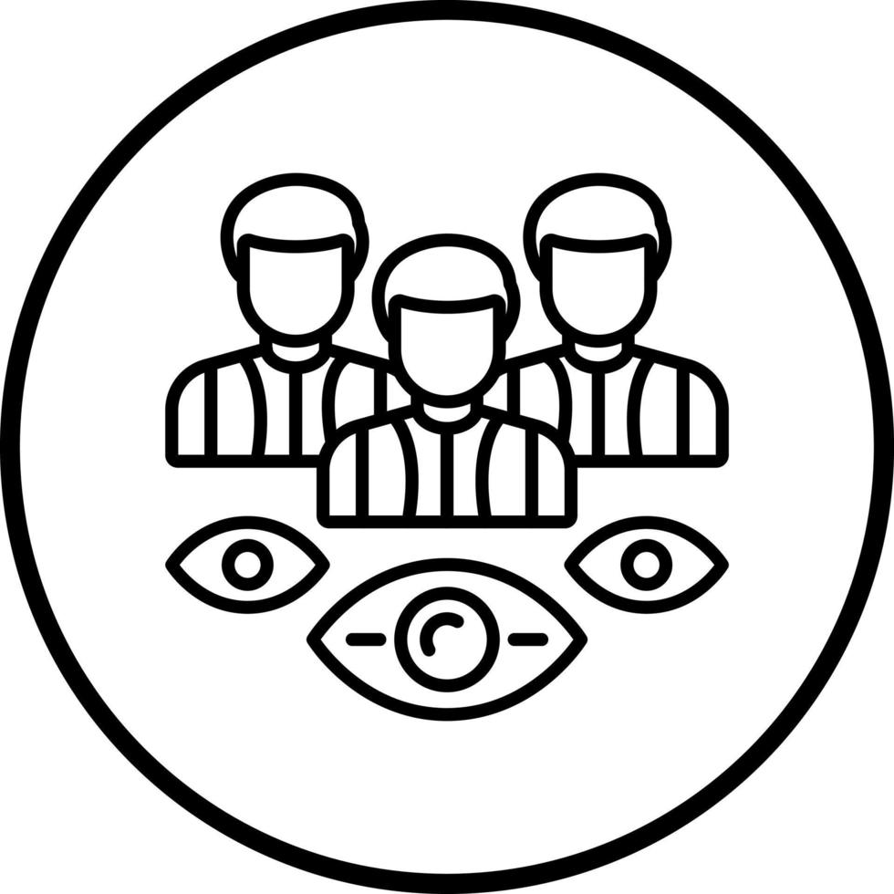 Spectator Vector Icon Style