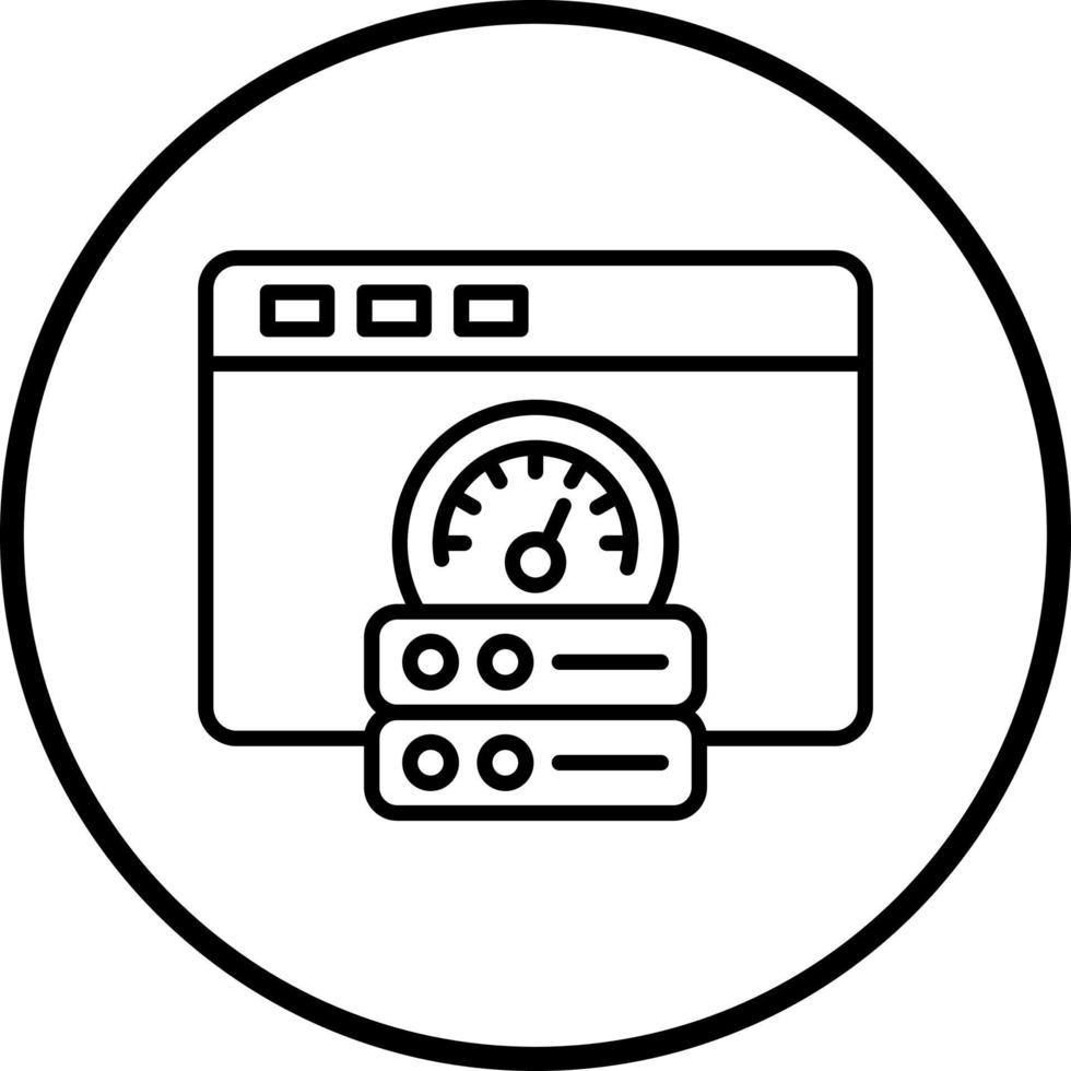 Browser Cache Vector Icon Style