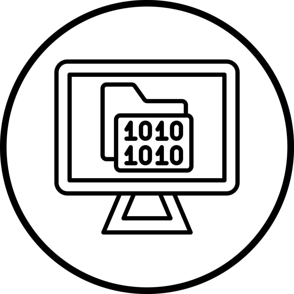 codificador vector icono estilo