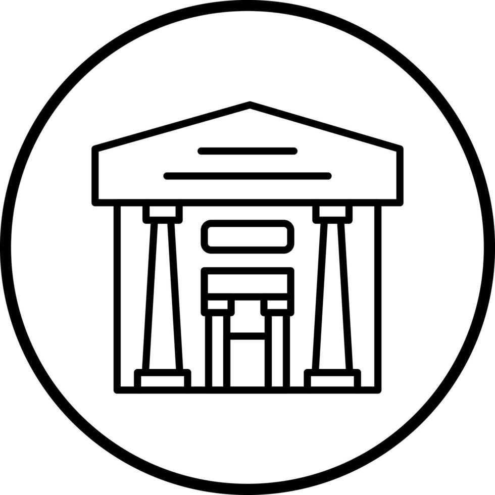 Museum Vector Icon Style