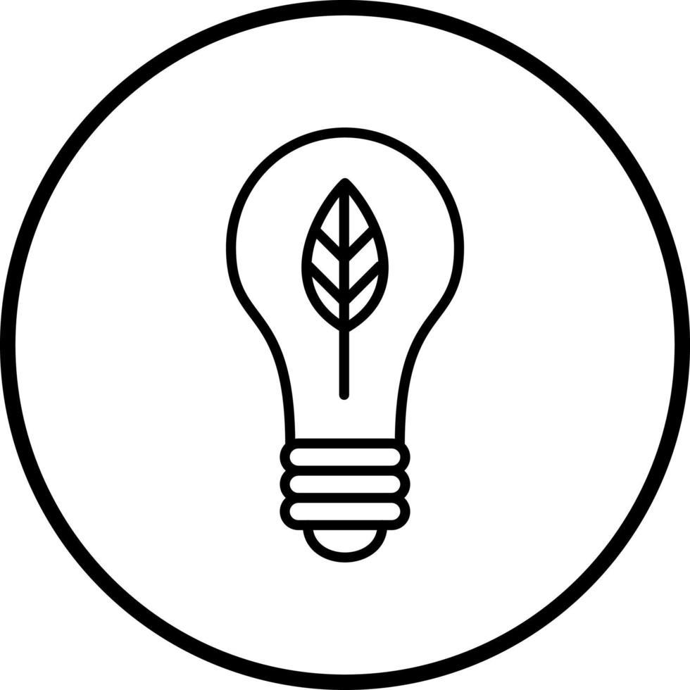 Vector Design Ecologic Bulb Vector Icon Style