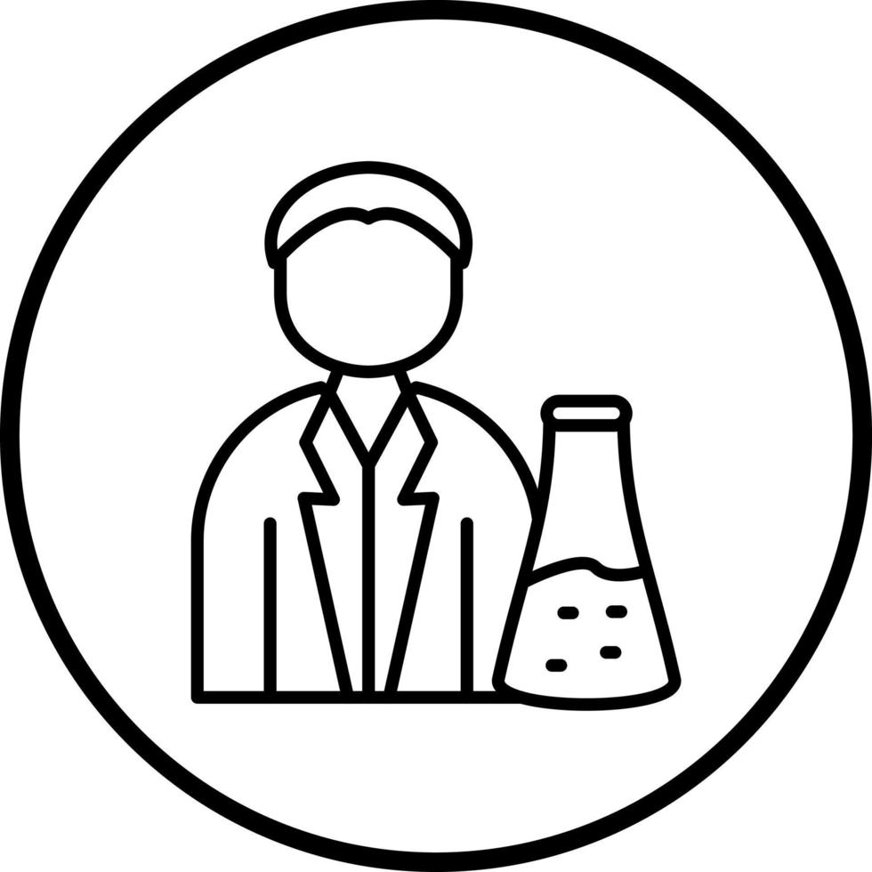 Vector Design Chemist Vector Icon Style