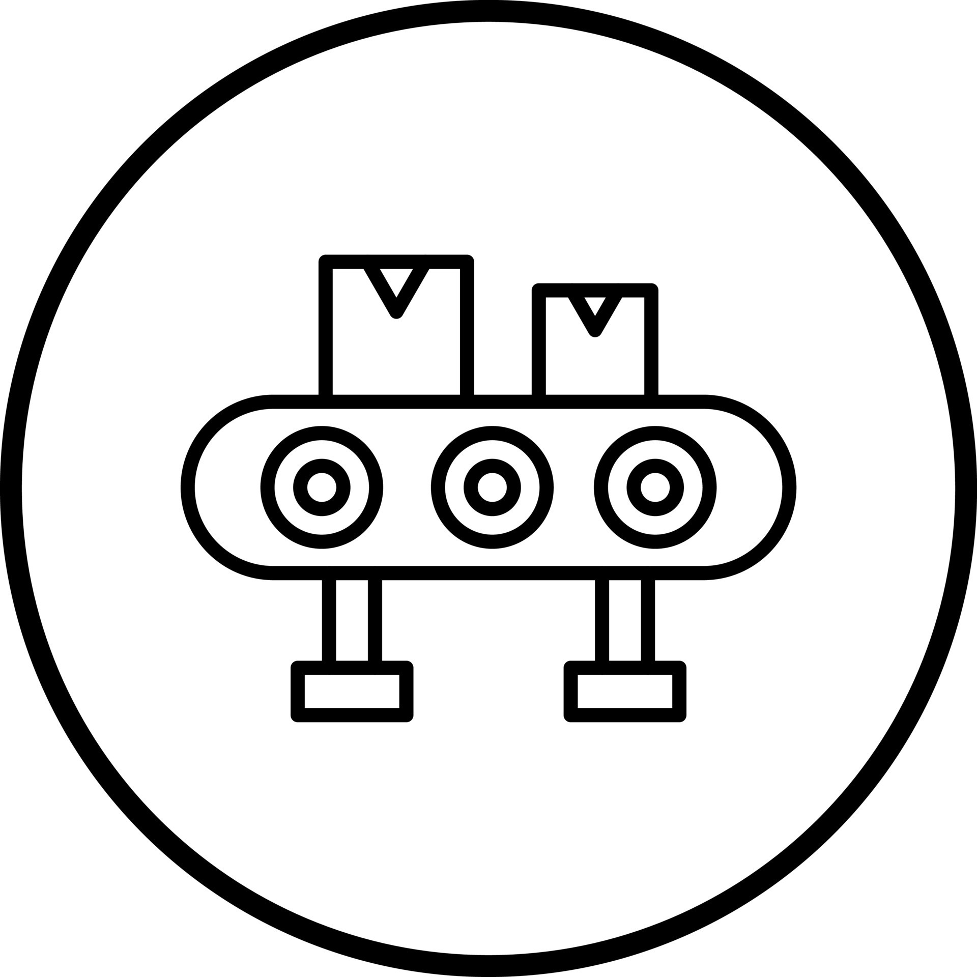 Vector Design Conveyor Belt Vector Icon Style 22115715 Vector Art at