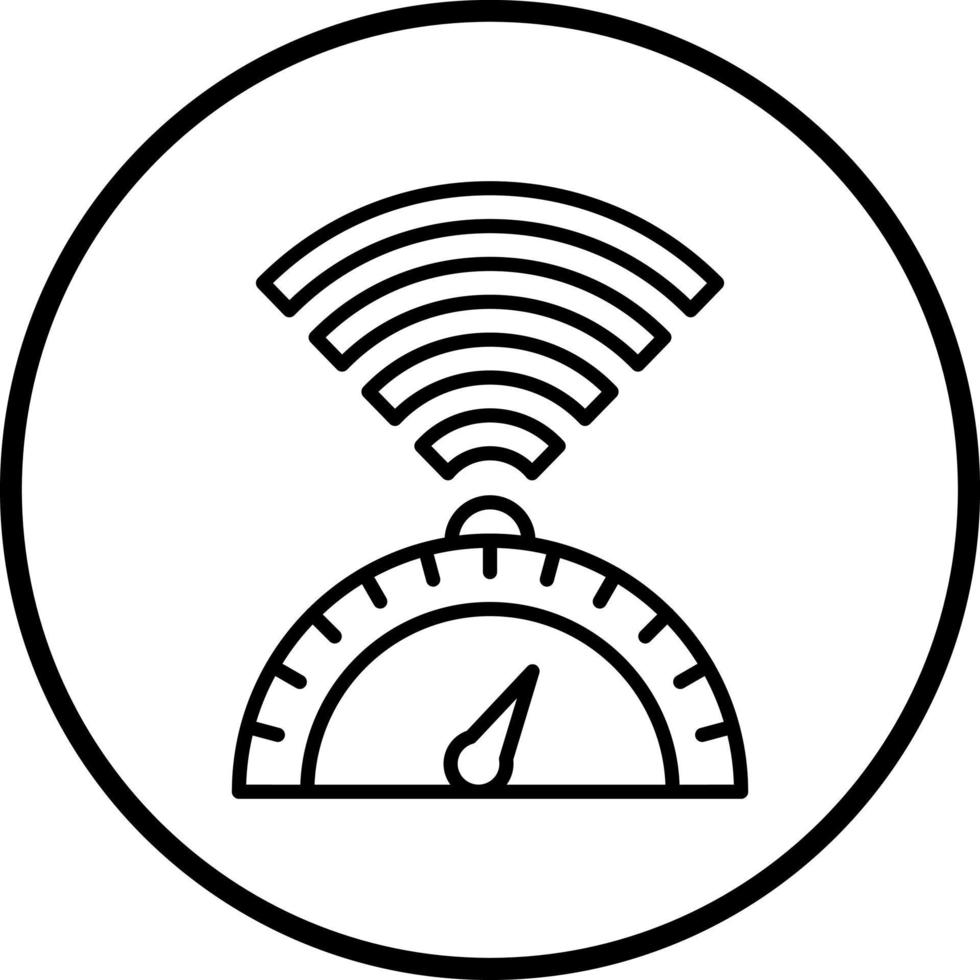 alto velocidad Internet vector icono estilo